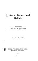 Historic poems and ballads,