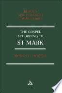 A commentary on the Gospel according to St. Mark
