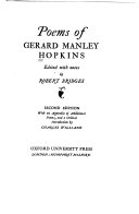 Poems of Gerard Manley Hopkins,