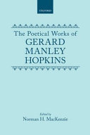 The poetical works of Gerard Manley Hopkins