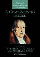 A Companion to Hegel.