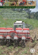 Agricultural mechanization in sub-Saharan Africa : guidelines for preparing a strategy