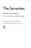 The seventies: problems and proposals,