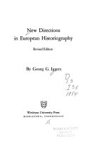 New directions in European historiography