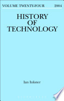 History of Technology Volume 24.