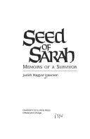 Seed of Sarah : memoirs of a survivor