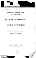 St. John Chrysostom : defence of Eutropius.
