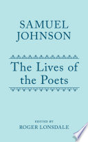 Lives of the most eminent english poets.