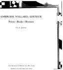Ambroise Vollard, éditeur : prints, books, bronzes