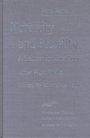 Mortality and morality : a search for the good after Auschwitz