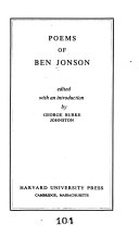 Poems of Ben Jonson