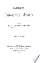 Elementa philosophiae moralis