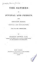 The Satires of Juvenal and Persius