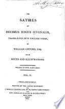 The satires of Decimus Junius Juvenalis