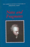 Notes and fragments