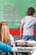 Mathematics in middle and secondary school : a problem solving approach
