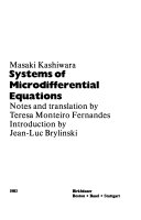 Systems of microdifferential equations