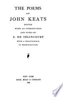 The poems of John Keats,