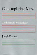 Contemplating music : challenges to musicology