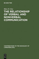 The relationship of verbal and nonverbal communication