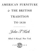 American furniture & the British tradition to 1830