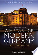 A history of modern Germany, 1800 to the present