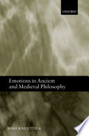 Emotions in ancient and medieval philosophy