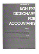 Kohler's Dictionary for accountants