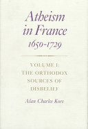 Atheism in France, 1650-1729