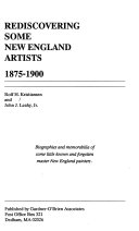 Rediscovering some New England Artists, 1875-1900