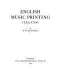 English music printing, 1553-1700