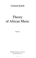 Theory of African music