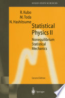 Statistical Physics II Nonequilibrium Statistical Mechanics