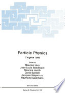 Particle Physics Cargèse 1985