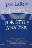 Guidelines for style analysis