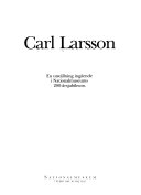 Carl Larsson : en utställning ingående i Nationalmuseums 200-årsjubileum