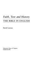 Faith, text, and history : the Bible in English