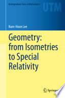 Geometry : from isometries to special relativity