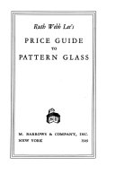Price guide to pattern glass.