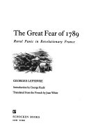 The great fear of 1789 : rural panic in revolutionary France