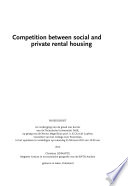 Competition between social and private rental housing