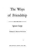 The ways of friendship
