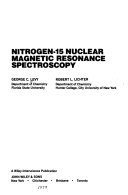 Nitrogen-15 nuclear magnetic resonance spectroscopy