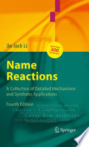 Name Reactions A Collection of Detailed Mechanisms and Synthetic Applications