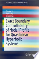 Exact Boundary Controllability of Nodal Profile for Quasilinear Hyperbolic Systems