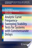 Analytic Curve Frequency-Sweeping Stability Tests for Systems with Commensurate Delays