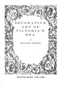 Decorative art of Victoria's era.