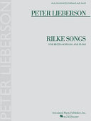 Rilke songs : for mezzo-soprano and piano
