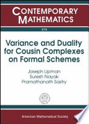 Variance and duality for Cousin complexes on formal schemes