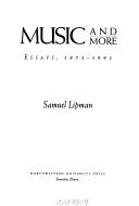 Music and more : essays, 1975-1991